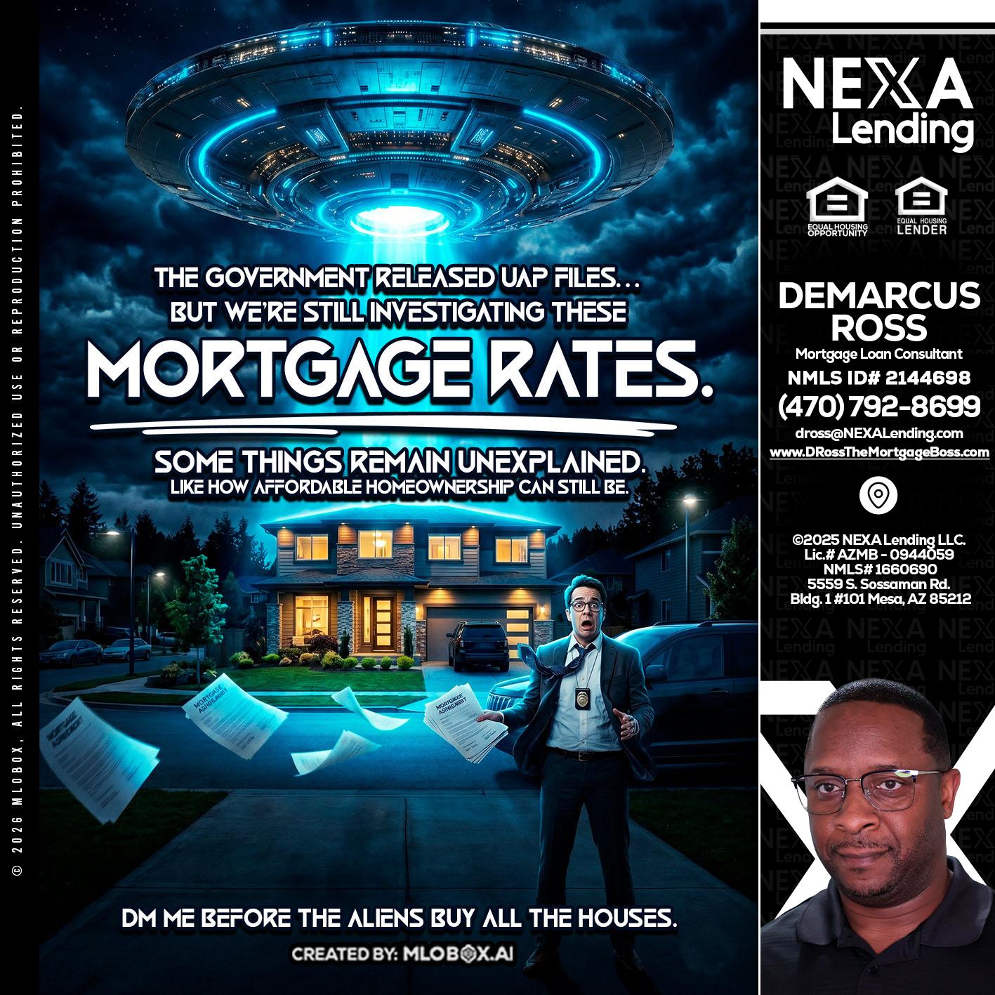 MORTGAGE RATES - DeMarcus Ross -Dross the Mortgage Boss