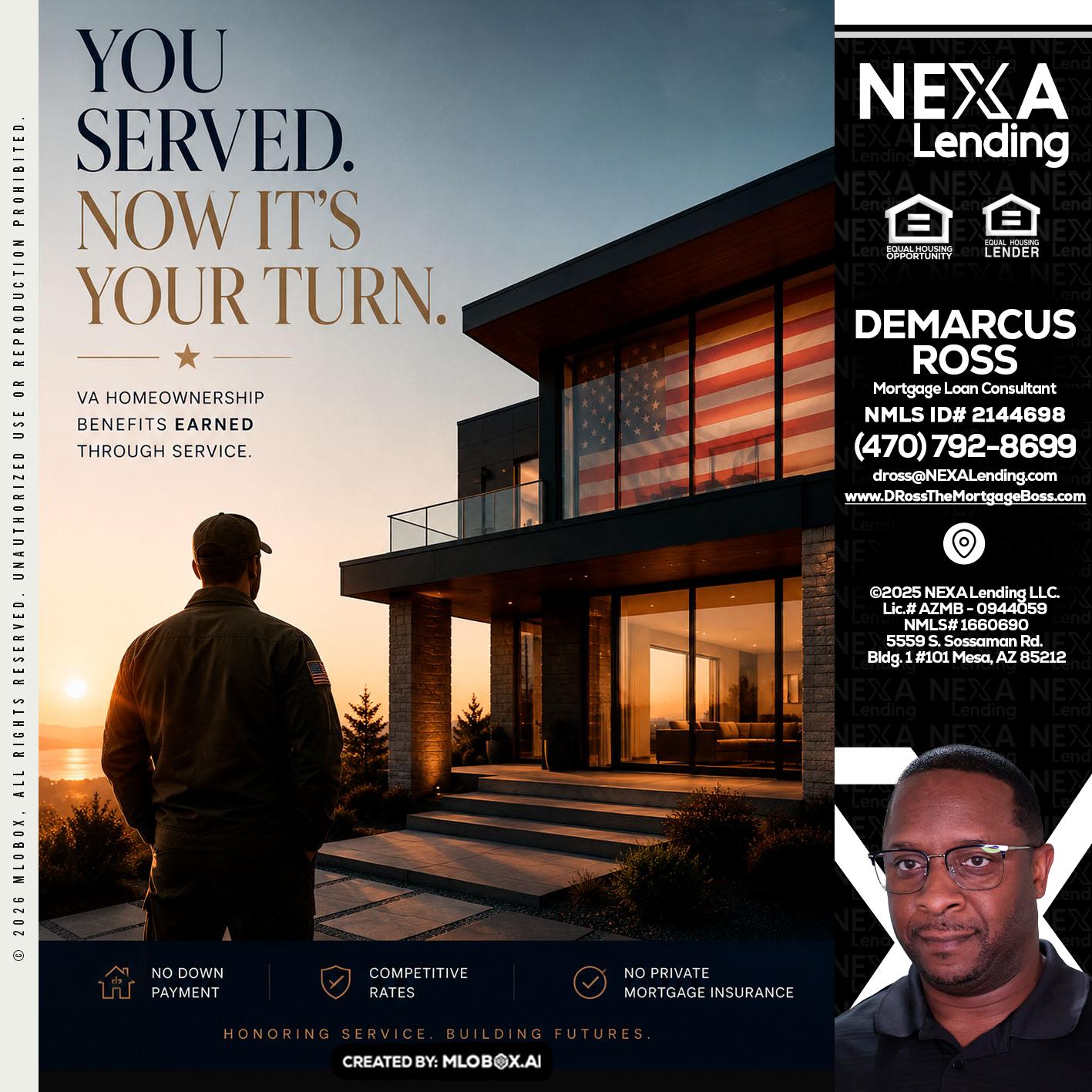YOU SERVED - DeMarcus Ross -Dross the Mortgage Boss