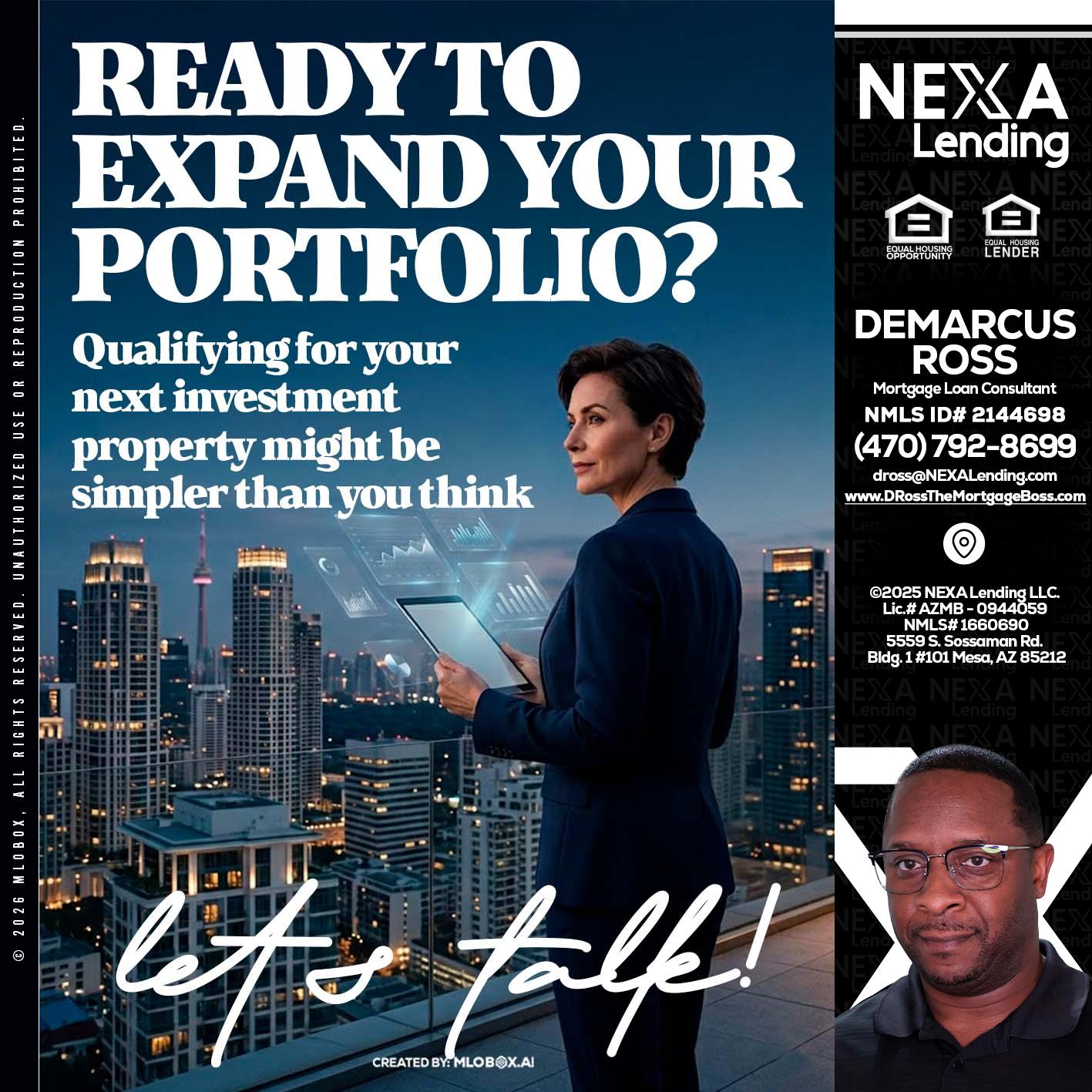 READY TO EXPAND - DeMarcus Ross -Dross the Mortgage Boss