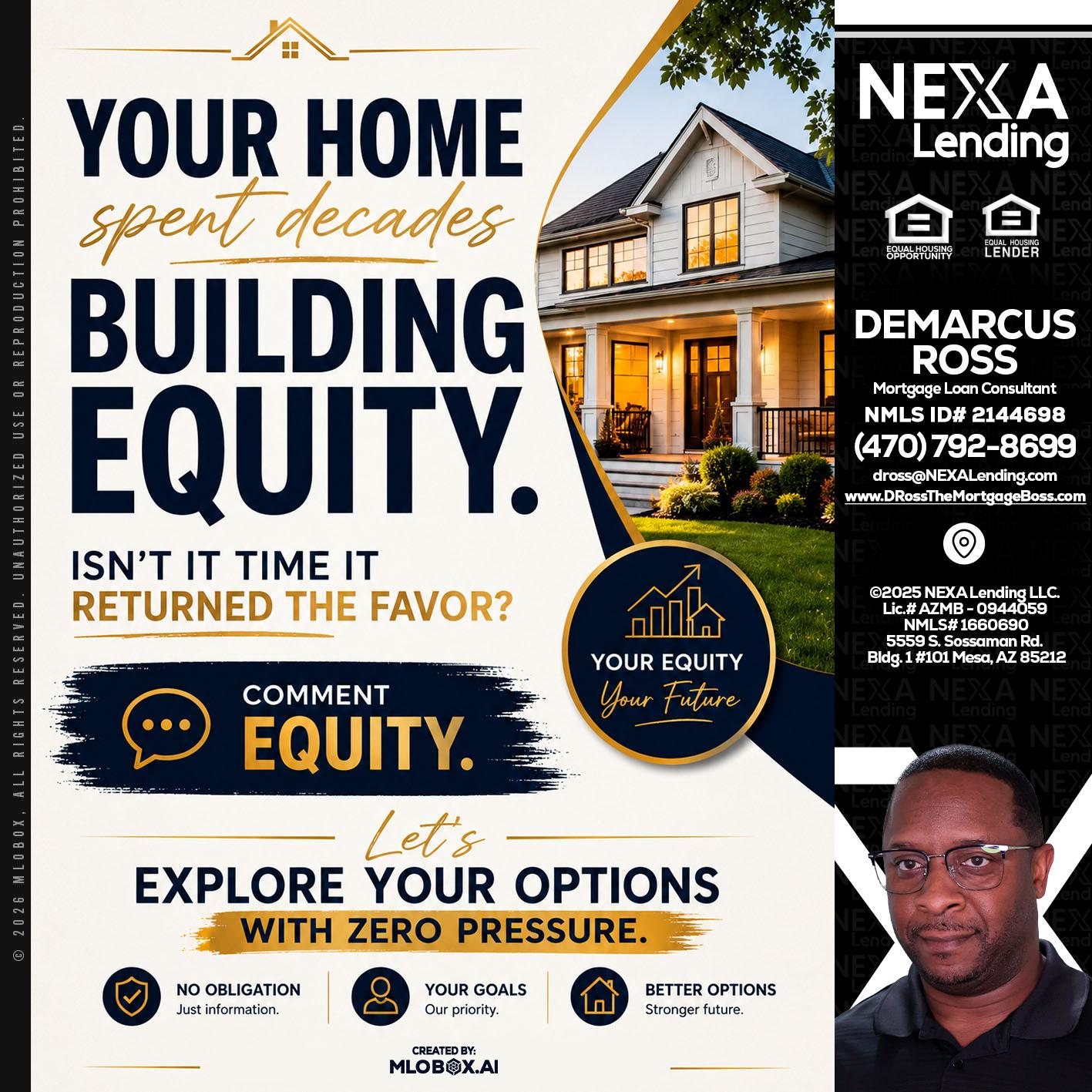 building equity - DeMarcus Ross -Dross the Mortgage Boss