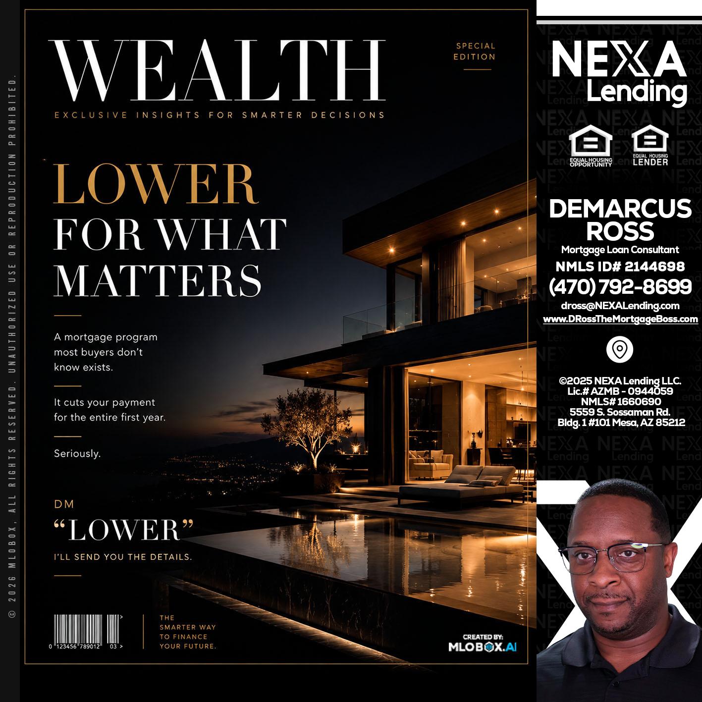 WEALTH - DeMarcus Ross -Dross the Mortgage Boss