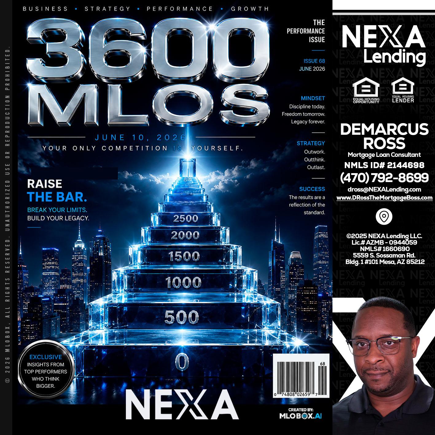 3600 MLOs - DeMarcus Ross -Dross the Mortgage Boss