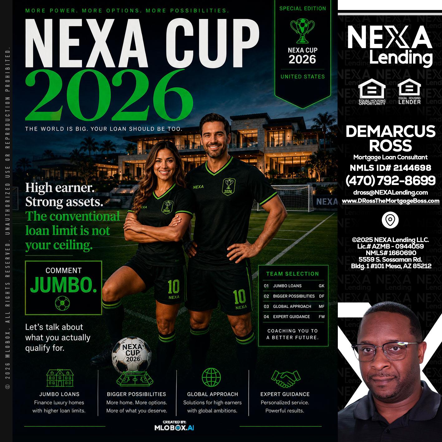 NEXA CUP 2026 - DeMarcus Ross -Dross the Mortgage Boss