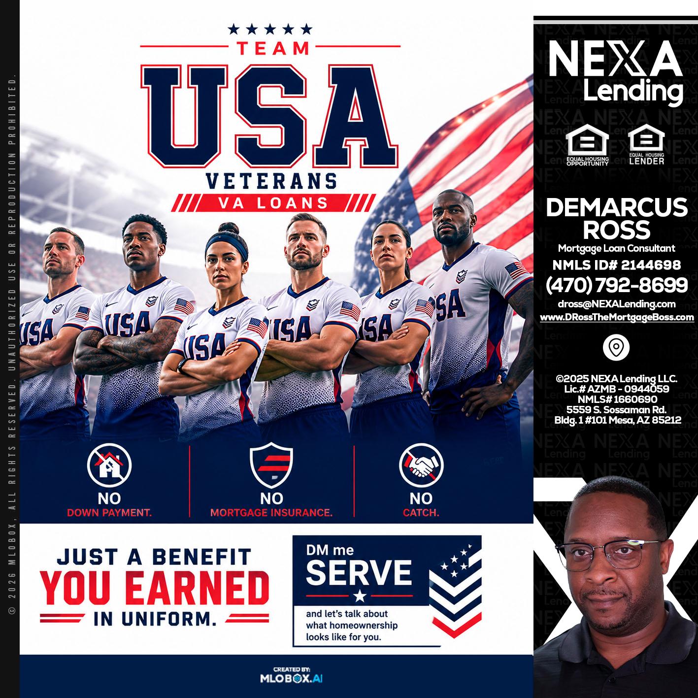 USA TEAM - DeMarcus Ross -Dross the Mortgage Boss