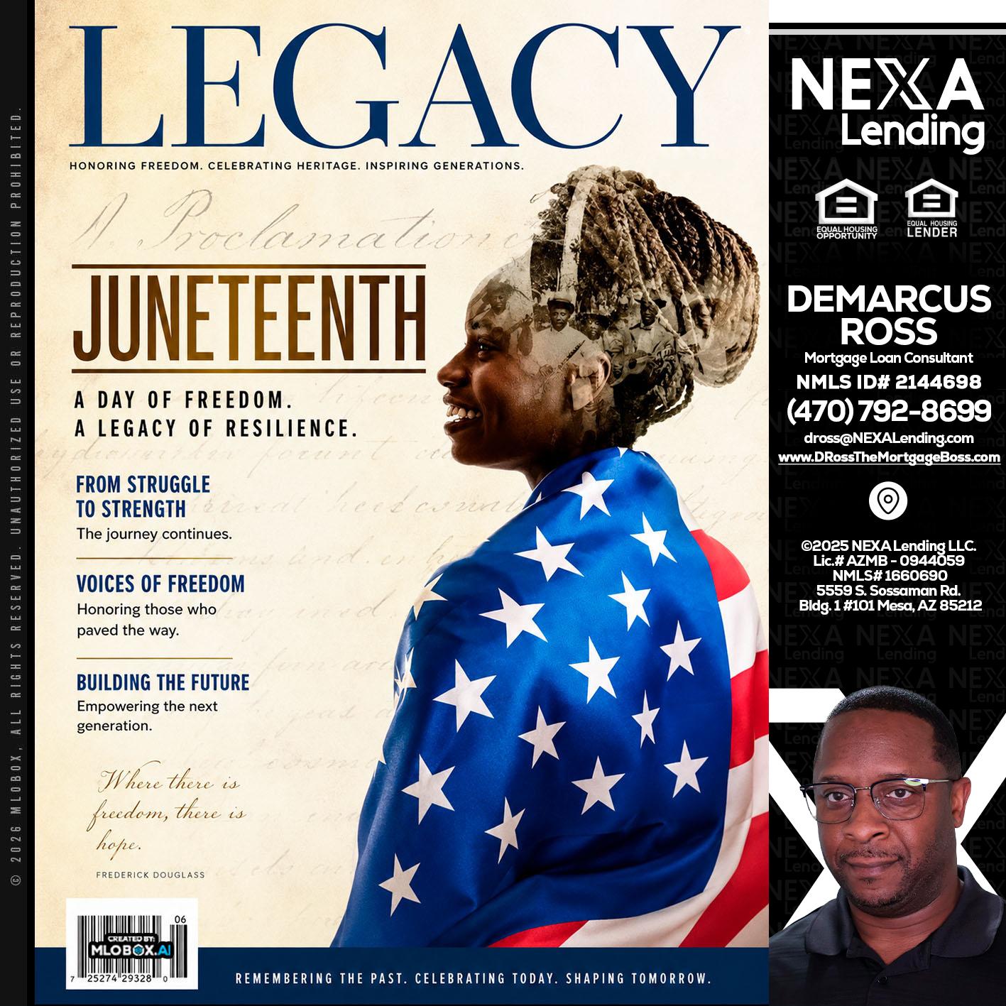 LEGACY - DeMarcus Ross -Dross the Mortgage Boss