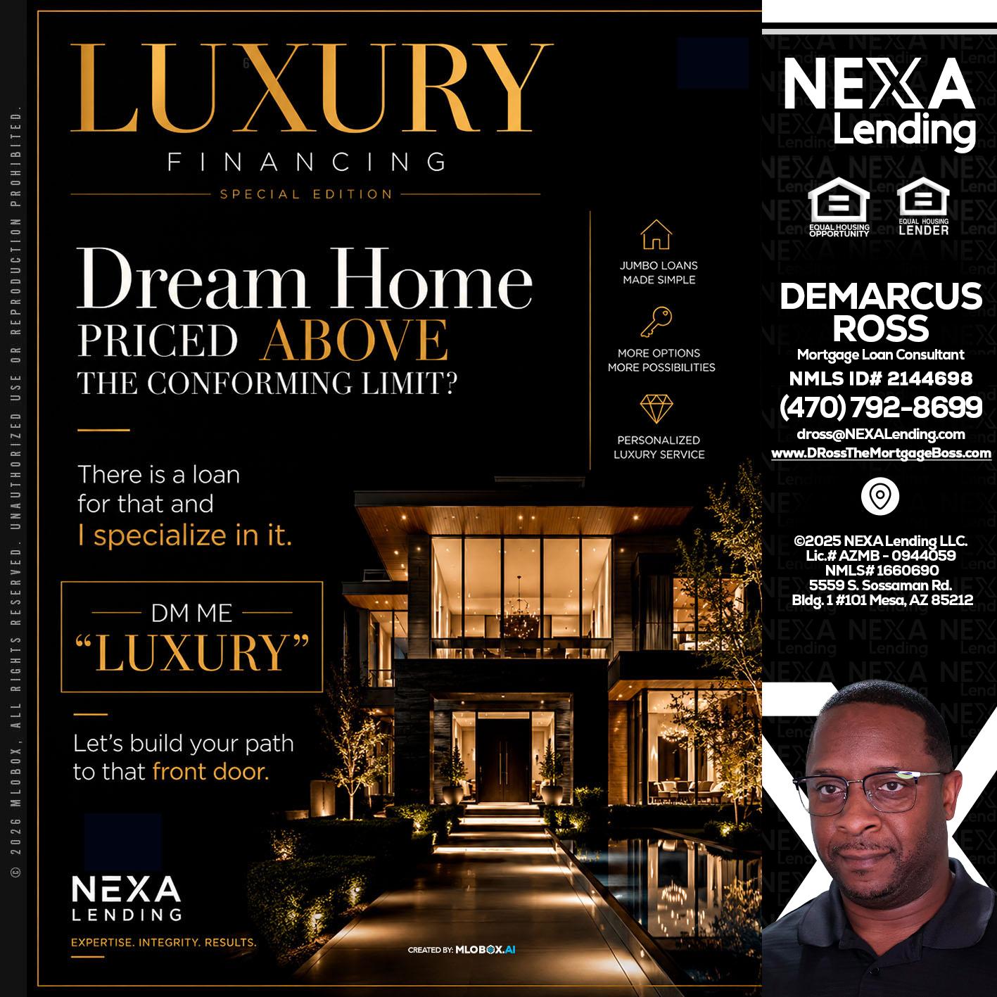 LUXURY - DeMarcus Ross -Dross the Mortgage Boss