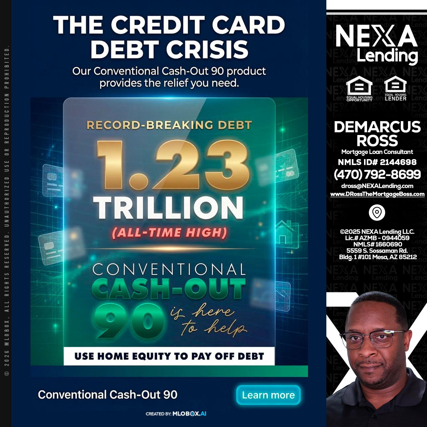 THE CREDIT CARD - DeMarcus Ross -Dross the Mortgage Boss