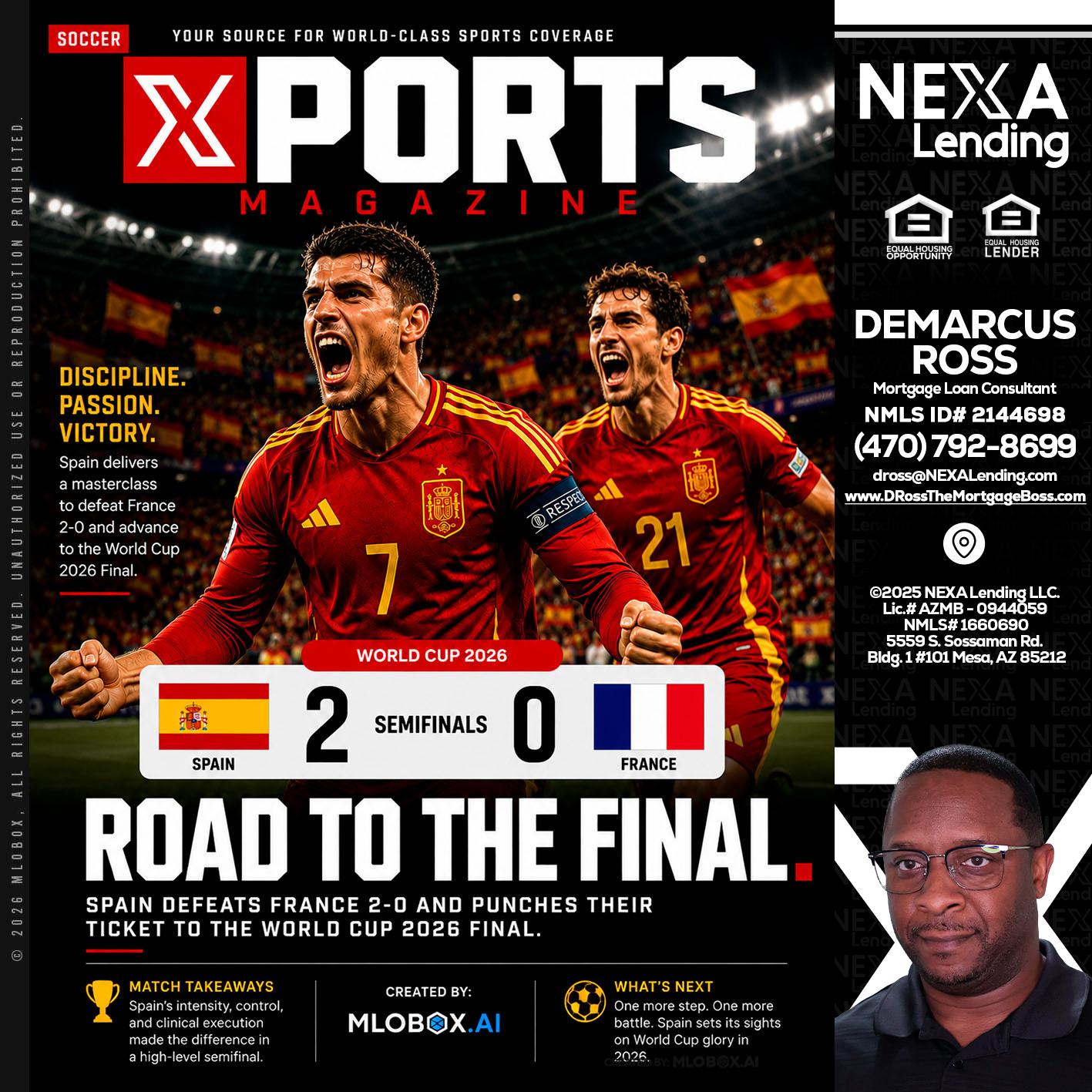 XPORTS WORLD CUP 2026 - DeMarcus Ross -Dross the Mortgage Boss