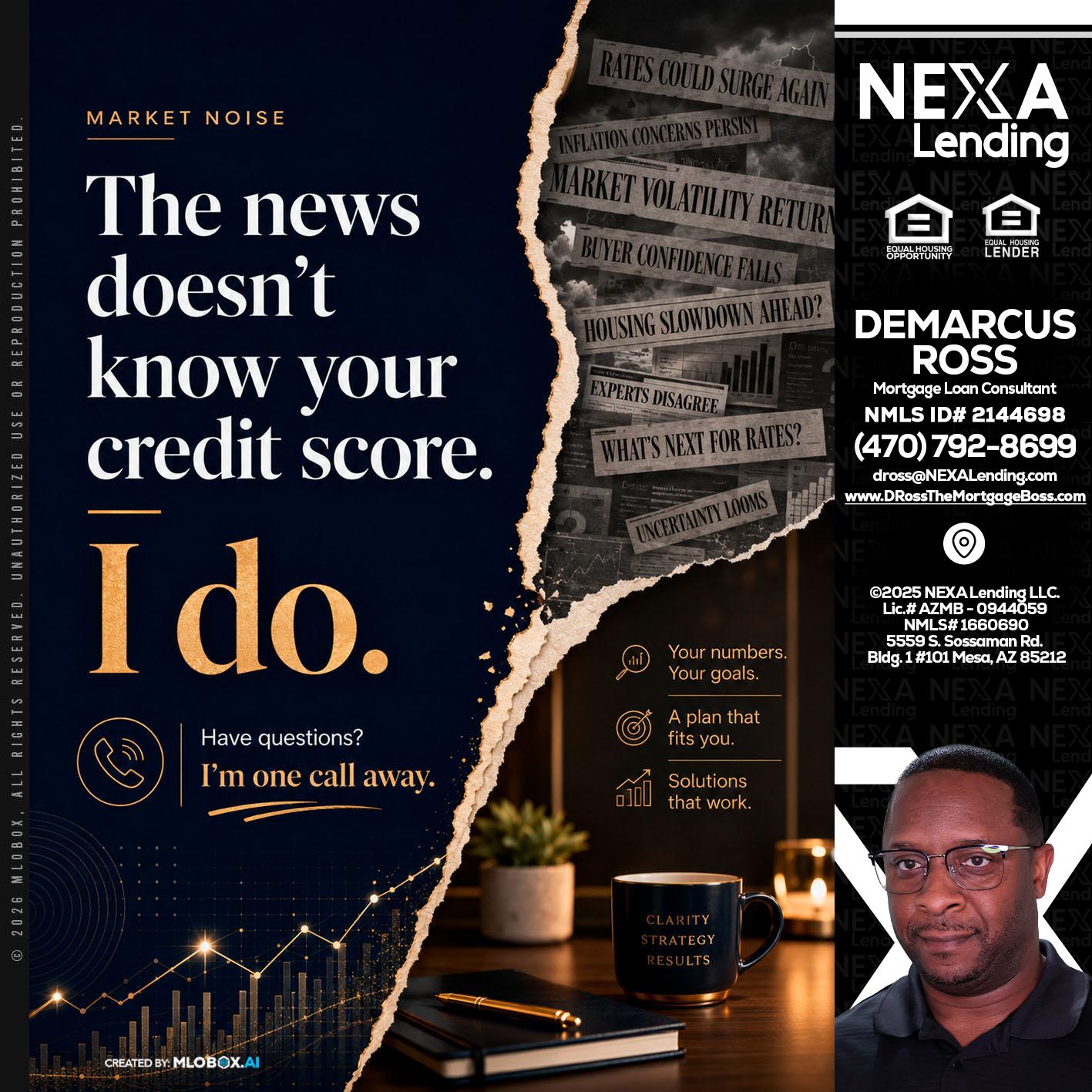 MARKET NOISE - DeMarcus Ross -Dross the Mortgage Boss