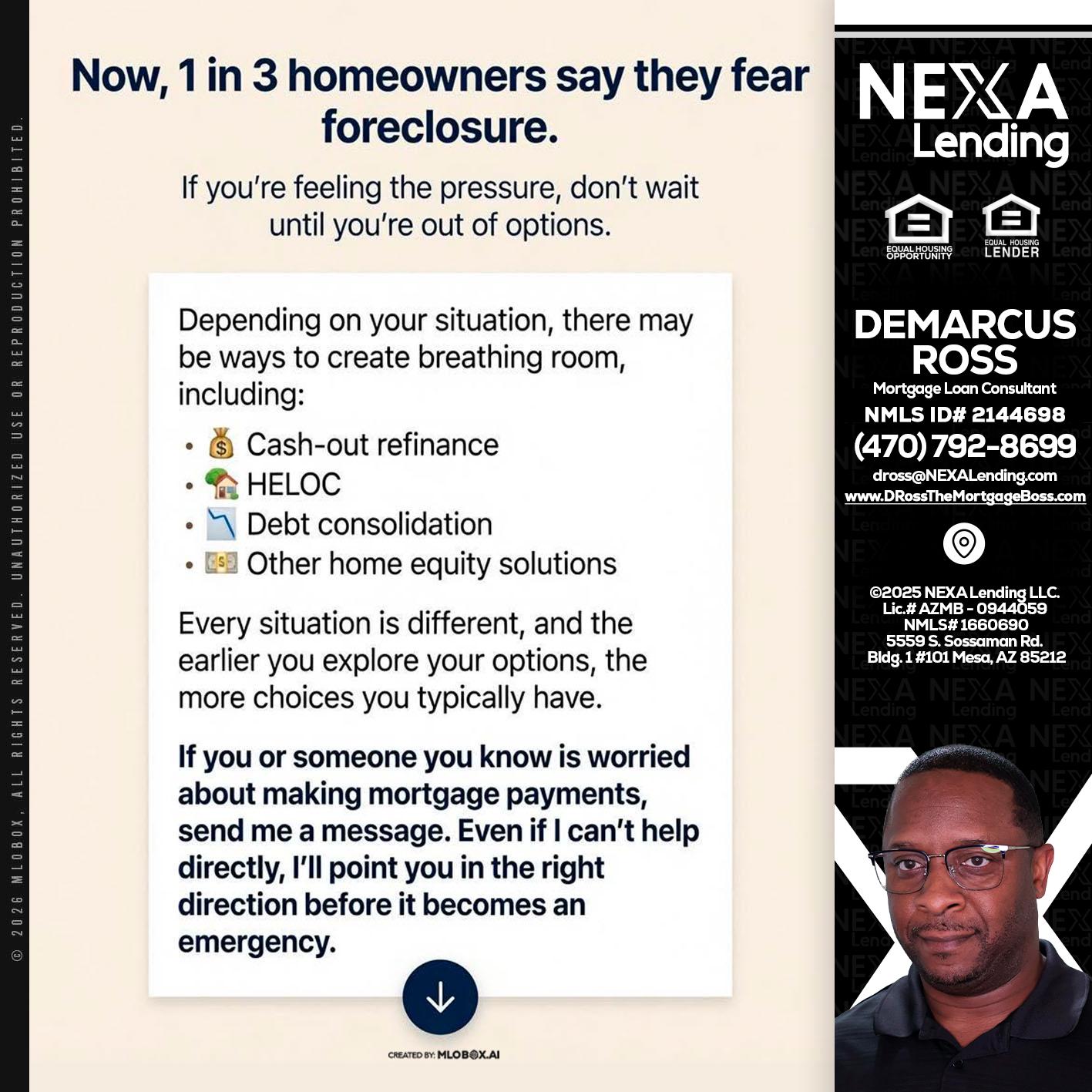 NOW, 1 IN 3 - DeMarcus Ross -Dross the Mortgage Boss