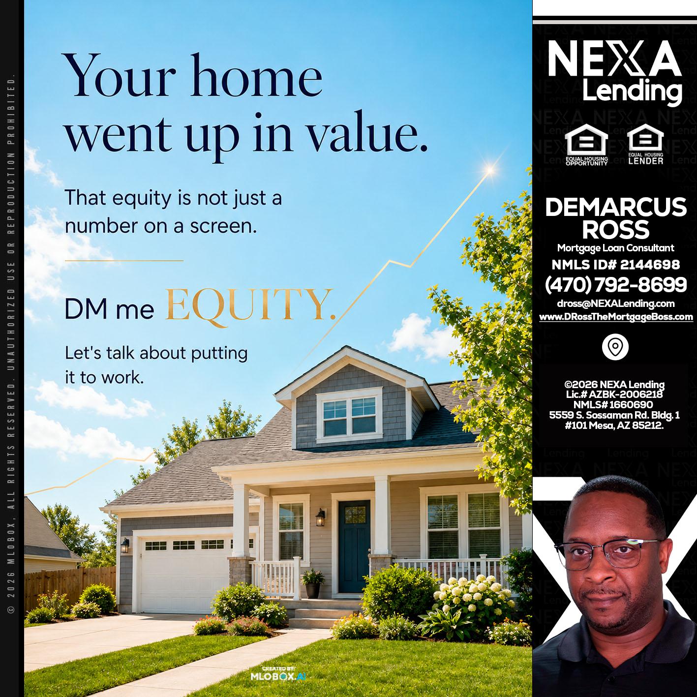 YOUR HOME - DeMarcus Ross -Dross the Mortgage Boss