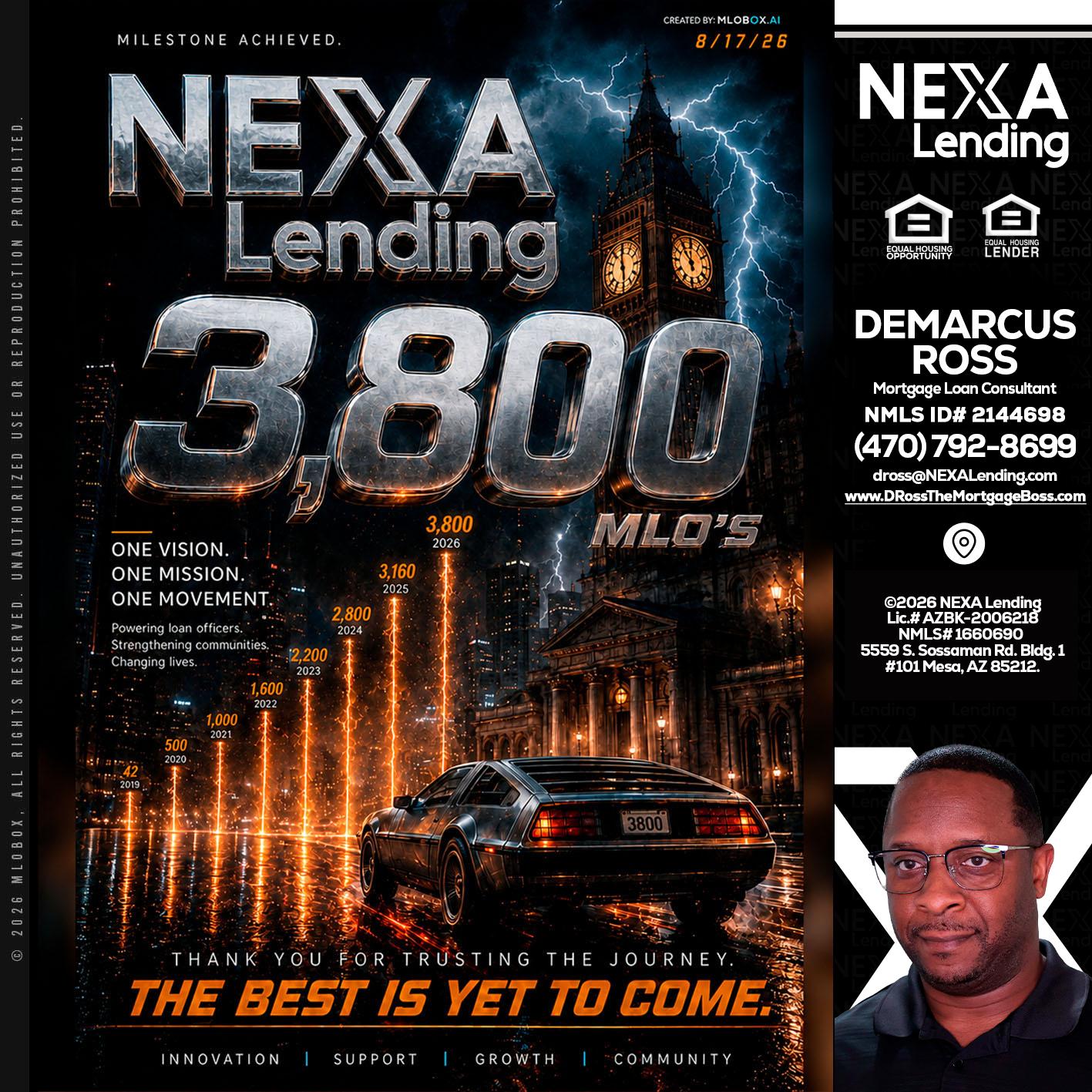 3800 future - DeMarcus Ross -Dross the Mortgage Boss