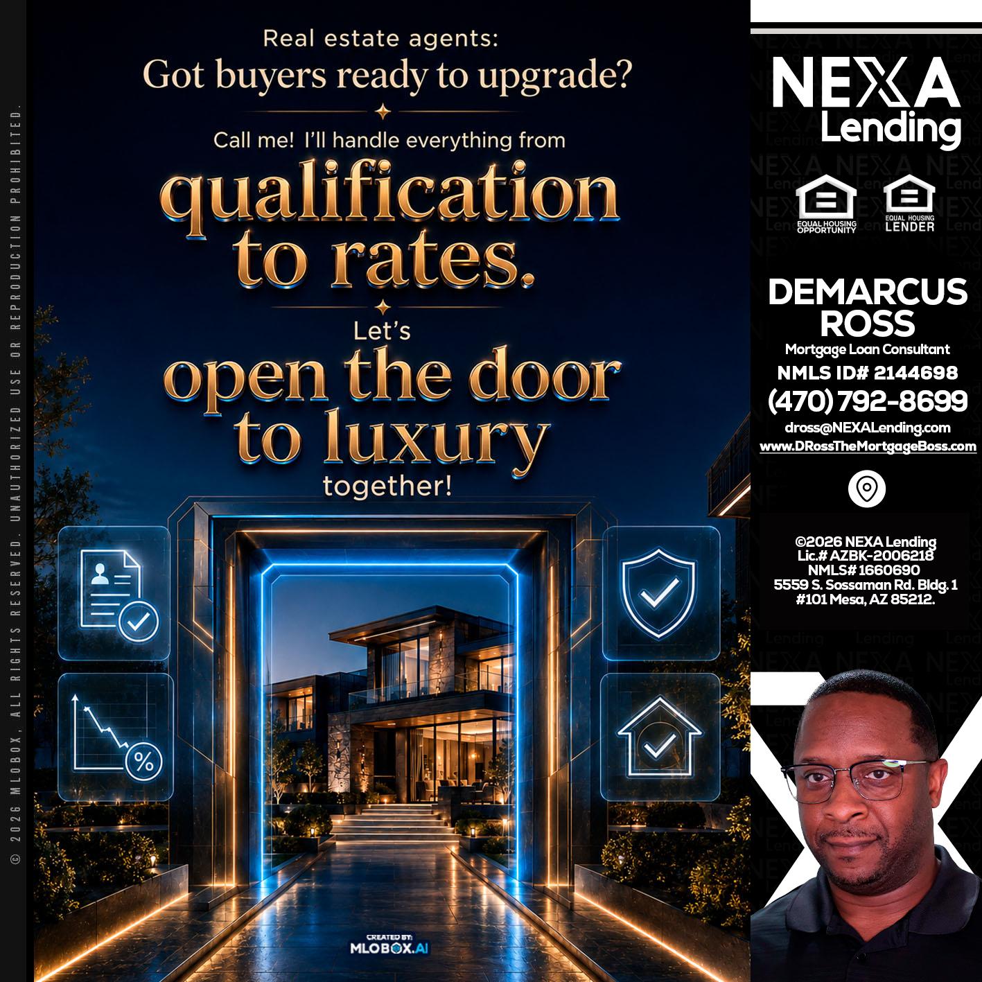 QUALIFICATION TO RATES - DeMarcus Ross -Dross the Mortgage Boss