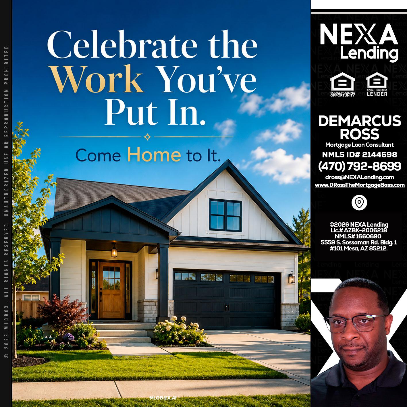 celebrate Labor Day - DeMarcus Ross -Dross the Mortgage Boss