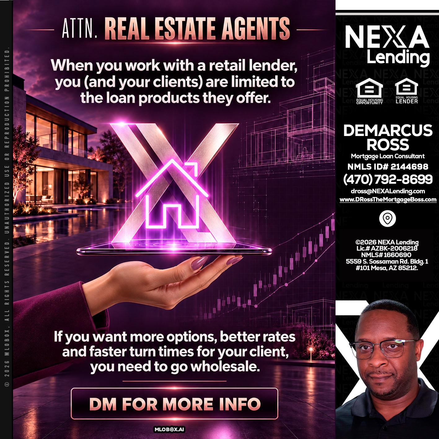 REAL ESTATE AGENTS - DeMarcus Ross -Dross the Mortgage Boss